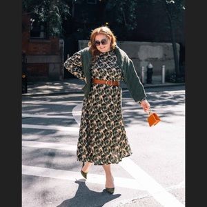 NWT Rachel Comey for Target Animal Print Long Sleeve Knit Dress